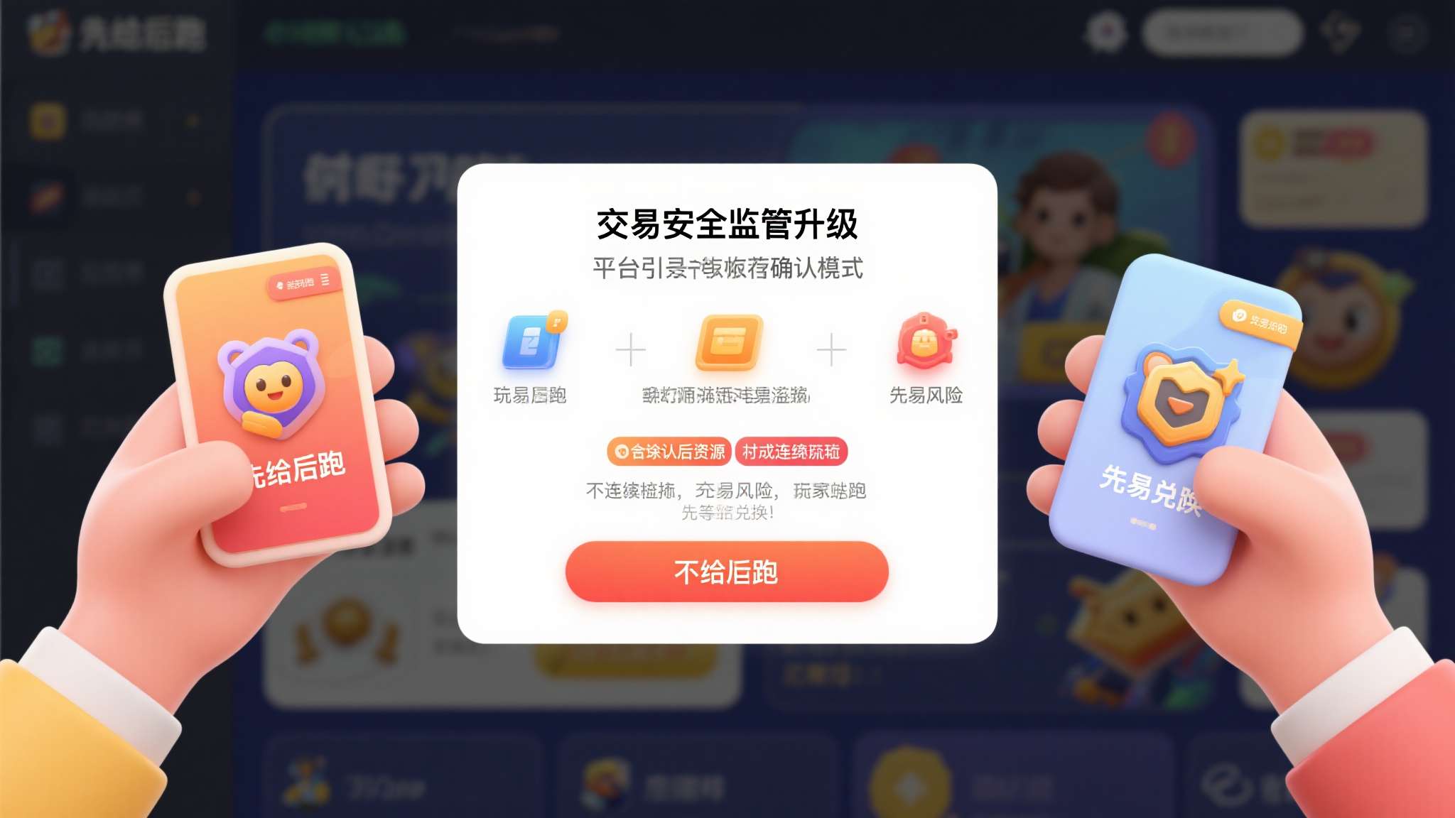 交易安全机制升级：平台引入了托管确认机制，双方确认后资源才会完成流转，从根本上杜